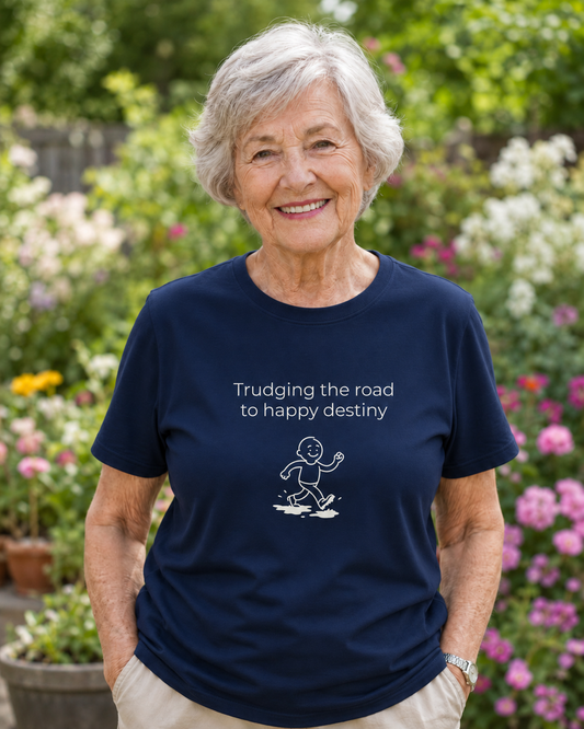 Trudging the road to happy destiny
