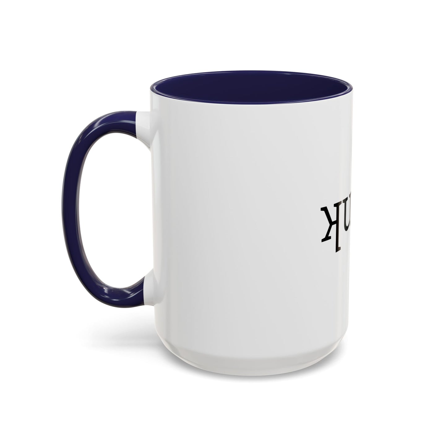 Upside Down Think 15oz. Accent Coffee Mug