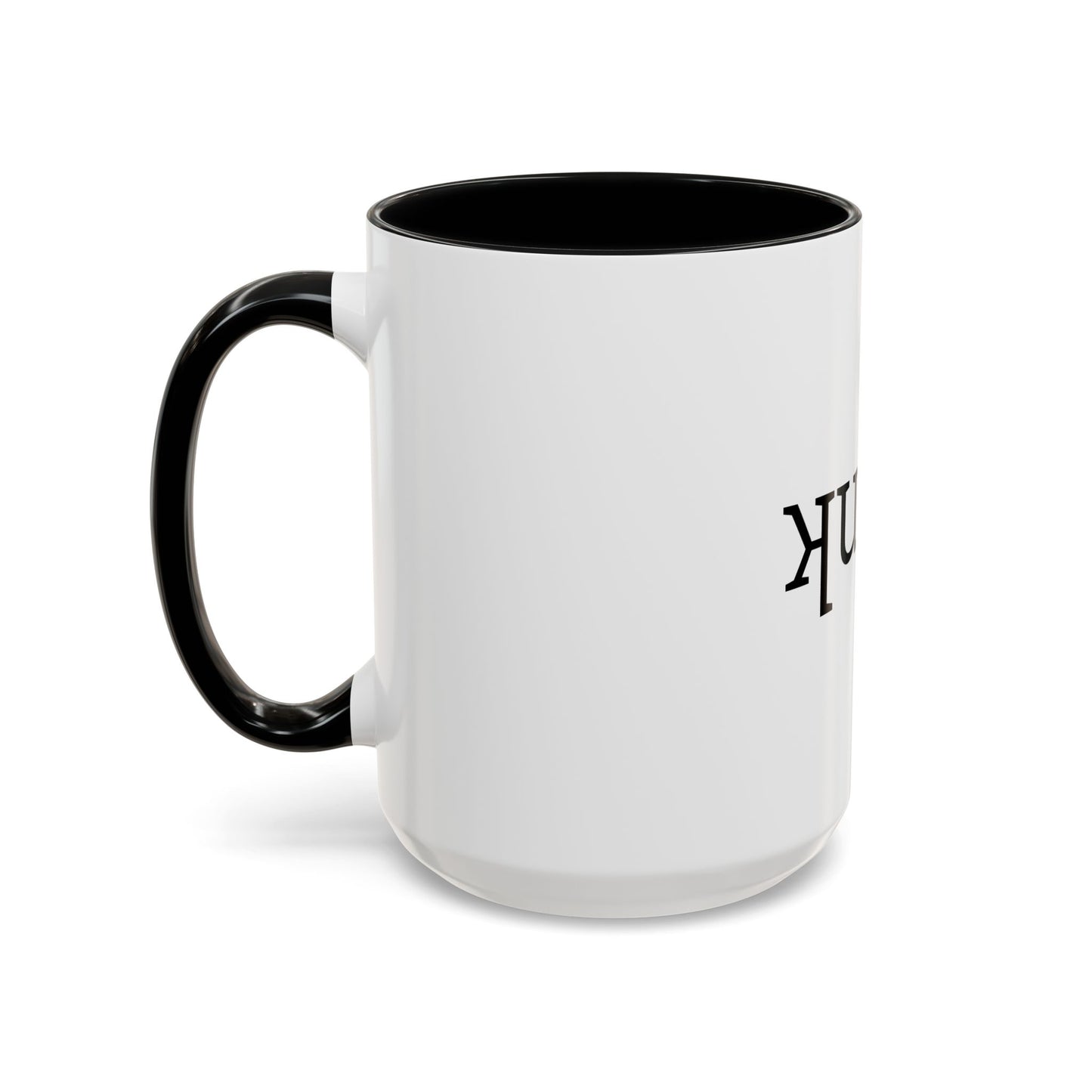 Upside Down Think 15oz. Accent Coffee Mug
