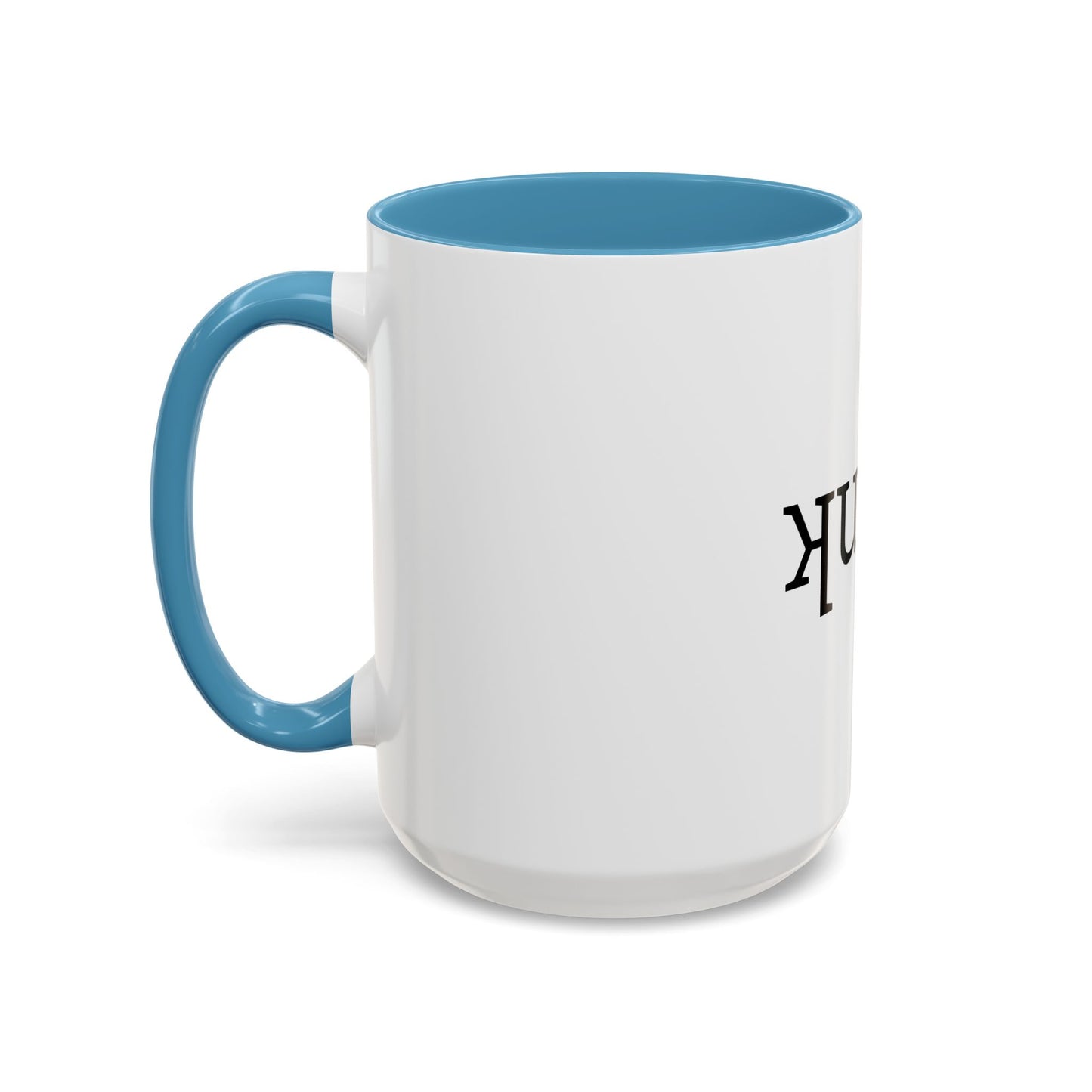 Upside Down Think 15oz. Accent Coffee Mug