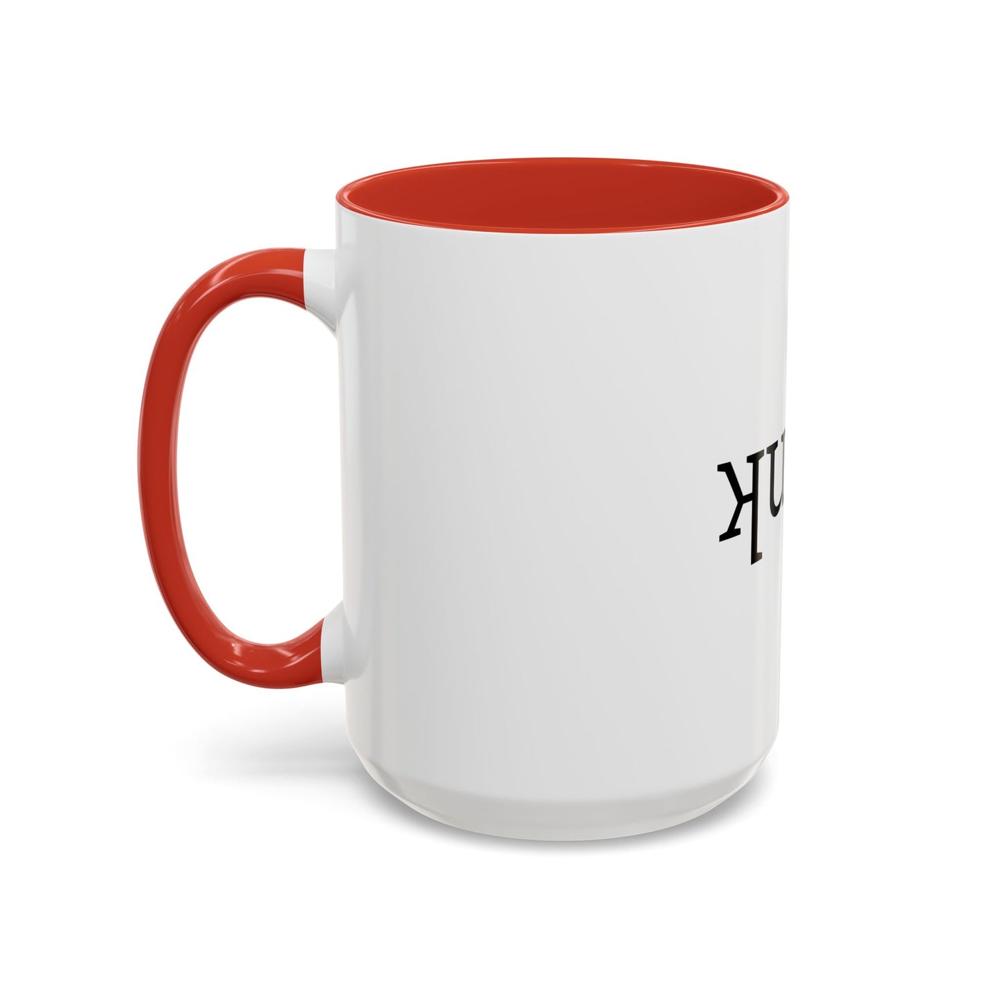 Upside Down Think 15oz. Accent Coffee Mug
