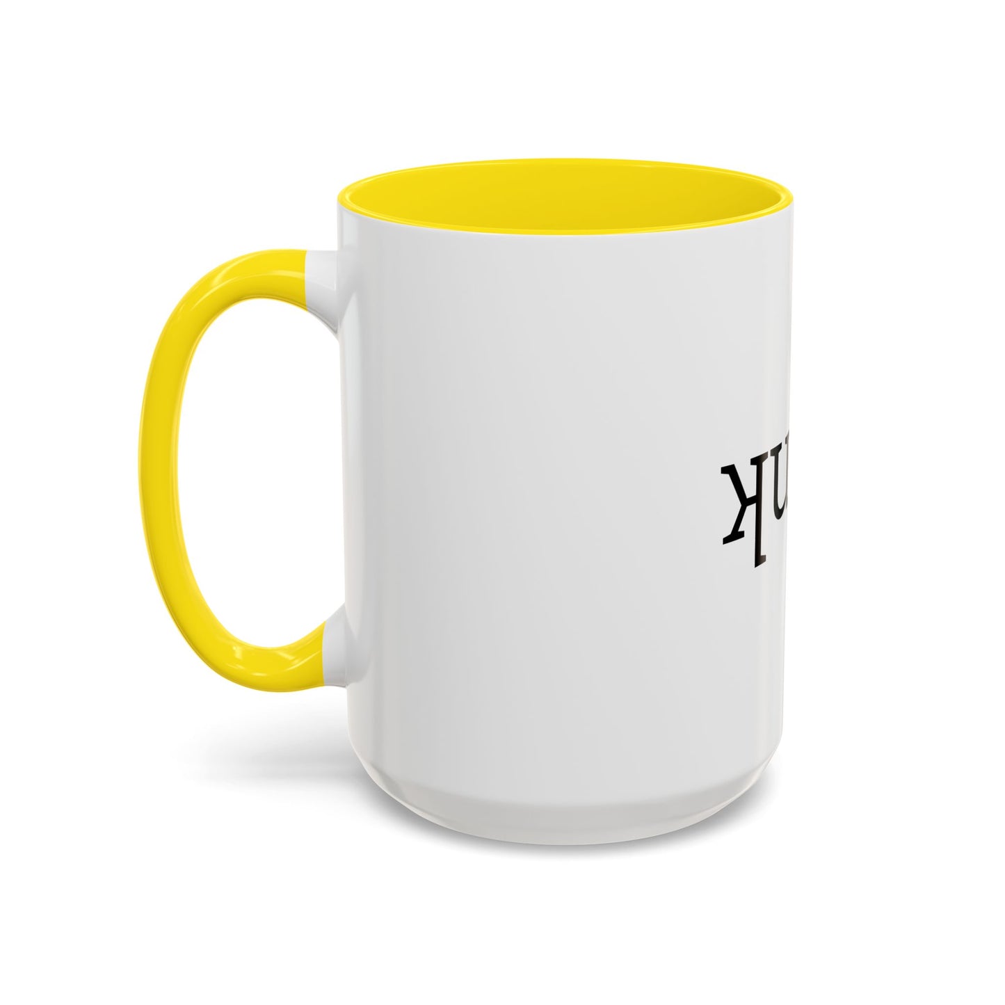 Upside Down Think 15oz. Accent Coffee Mug