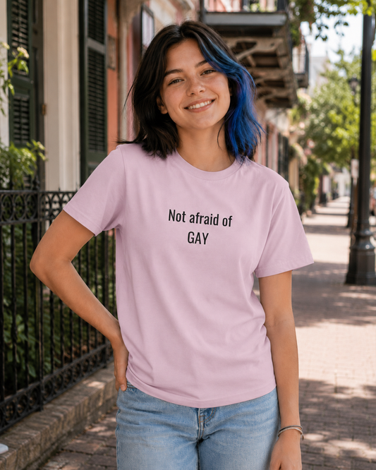 Not afraid of gay