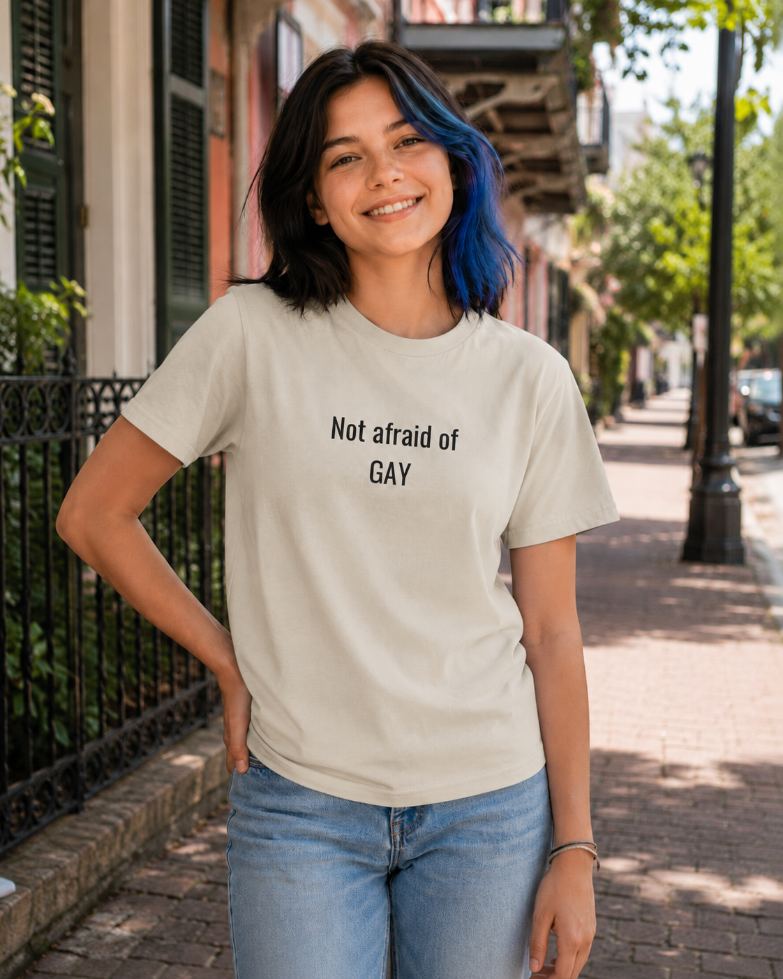 Not afraid of gay